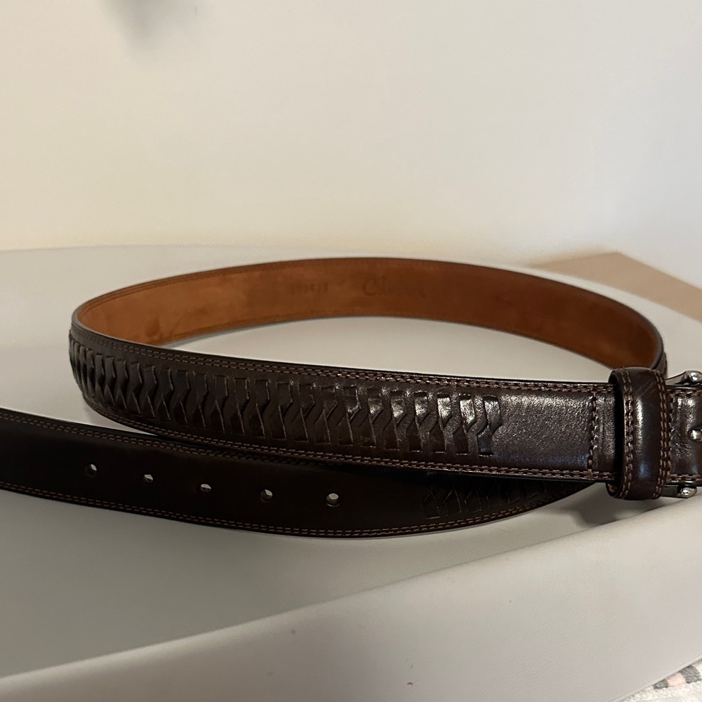 Cole Haan Men's Brown Leather Belt